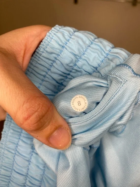 Lululemon Hotty Hot High-Rise Lined Short 4" Blue Chill Women's 8 - Picture 11 of 11